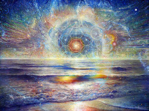 Sunset - dazzling array of light and dark forces