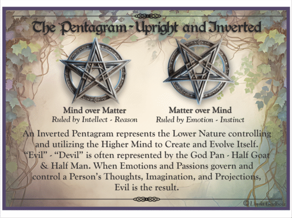 The Pentagram - Upright and Inverted