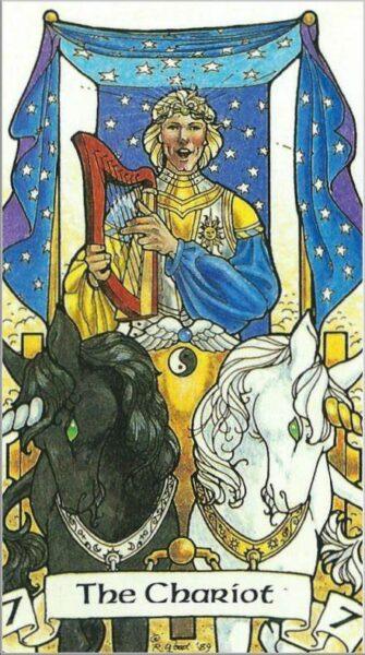 Trump - Key number 7 of the Tarot