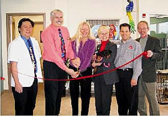 Open House ribbon cutting ceremony