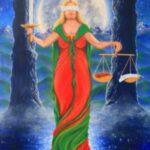 Justice - painting by Linda Gadbois