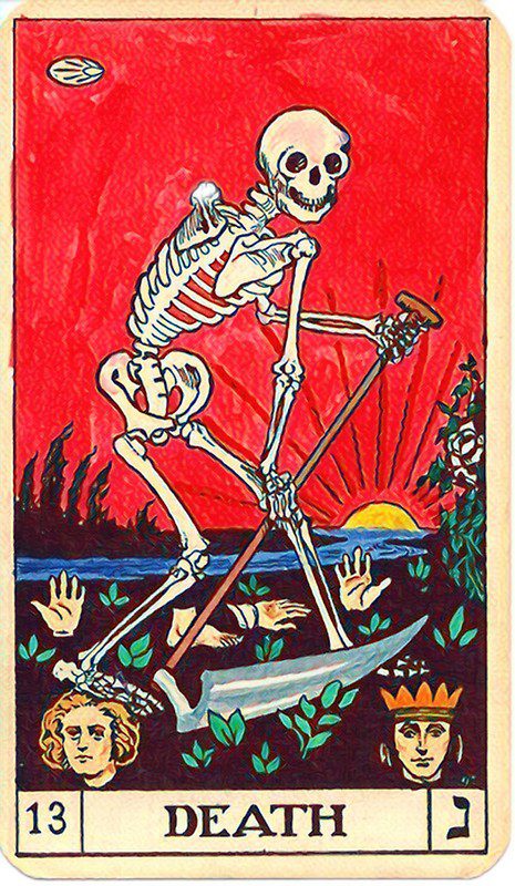 Death card of the Tarot