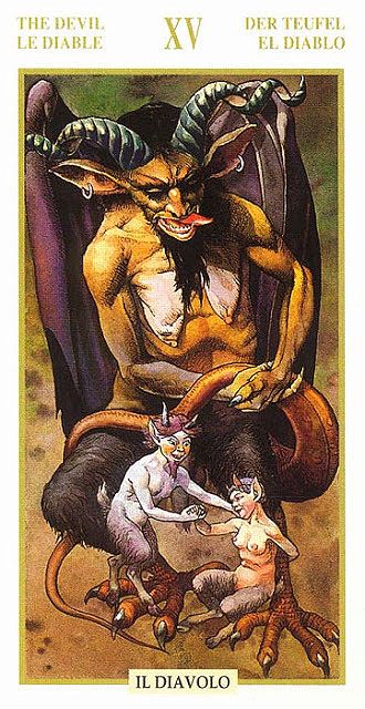 Devil card of Tarot