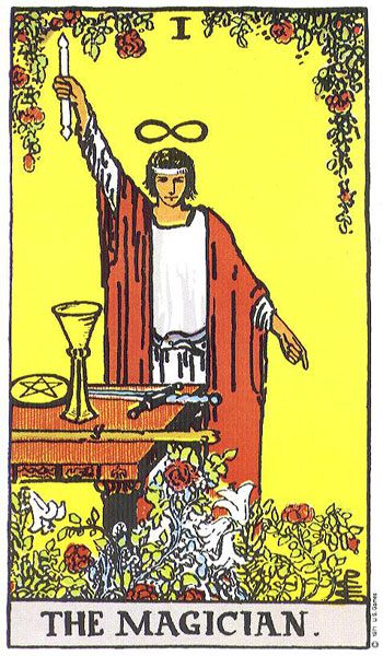 1 - the Magician card of the Tarot
