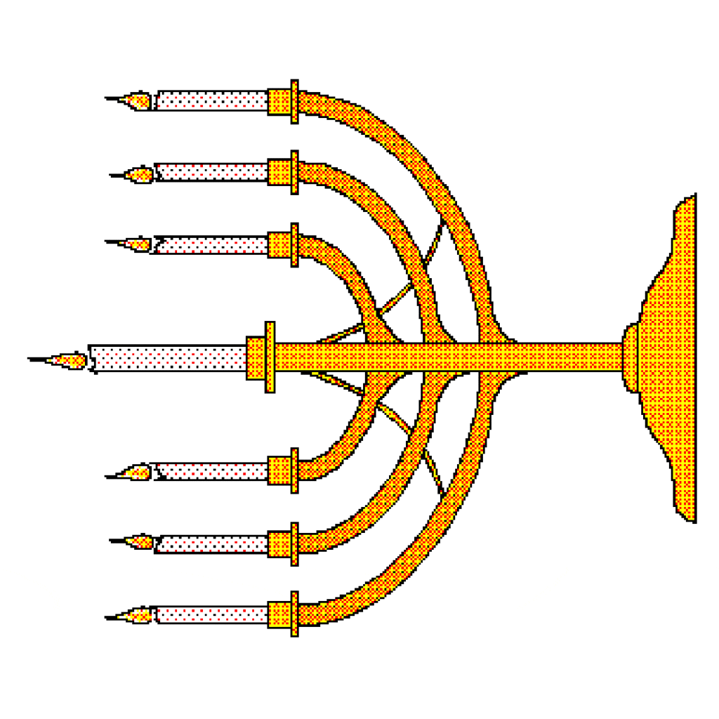 The Menorah and the 7 spiritual centers of the body