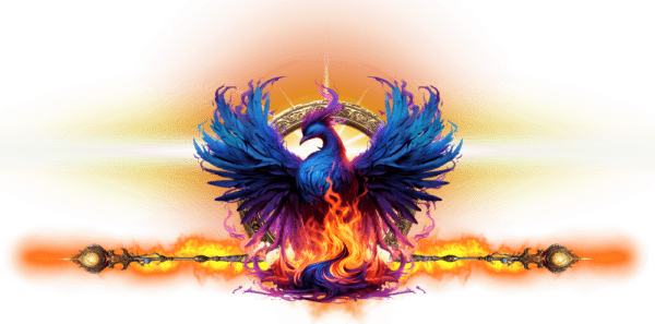 Phoenix Rising from it's own ashes - transformation and rebirth